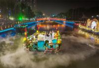 國潮夜演點燃千年古鹽河，連云港海州這個假期越夜越精彩