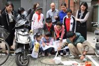 “橘貓”出沒“小橘巷”，這處兒童友好街區再添活力新元素